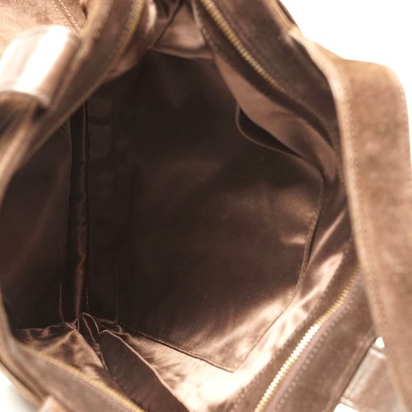 Auth Chanel Shoulder Bag Brown Suede #6573C22 - Picture 8 of 14